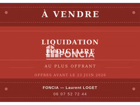 vente fonds de commerce — liquidation judiciaire — au plus offrant