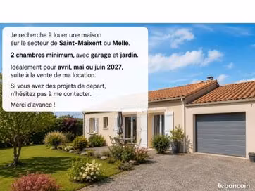 recherche maison en location pour 1 er semestre 2027