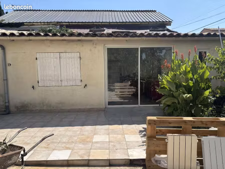 à louer – studio meublé de 30 m² avec cour privative – alès (secteur prairie)
