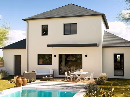 maison 107 m² avec terrain à la chapelle-sur-erdre (44)