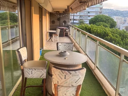 cannes stanislas forville plages du midi 3 pièces standing terrasse et vue sur l’estérel