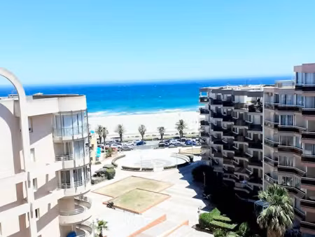 appartement t2 canet sud 6e étage vue mer parking couvert sécurisé et cave
