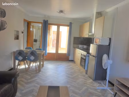 duplex t3 totalement renove et entierement meuble avec garage