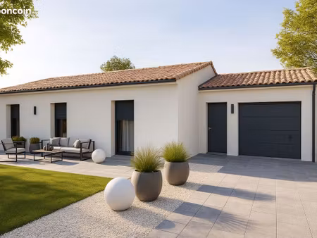 maison de 82.46 m² sur un terrain de 439 m² à anais en charente-maritime (17)