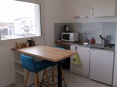 studio meublé + parking privé sécurisé – proche gare sncf