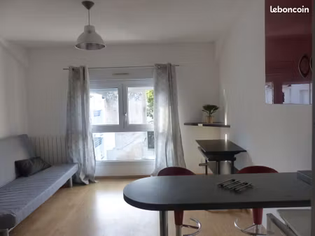 loue studio meublé ile de nantes/ république
