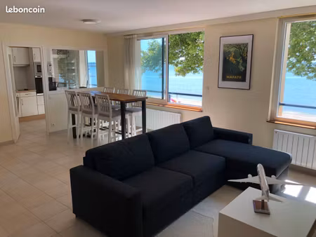 appartement face mer et plage + grand garage