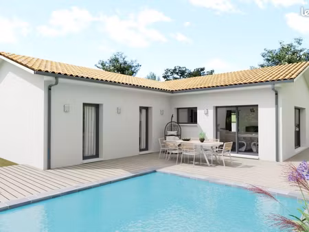 projet de construction d'une maison 115 m² avec terrain à lugos (33)