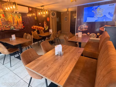 fonds de commerce restauration / fast-food avec extraction – emplacement idéal en centre-v