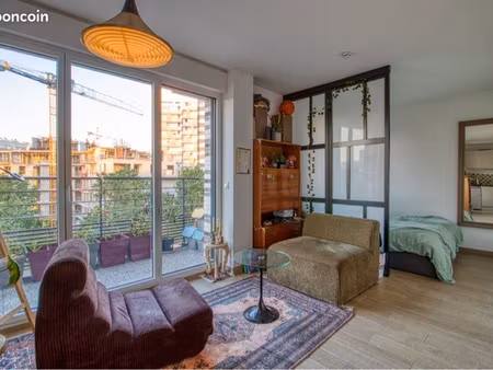 particulier vend : studio moderne 29m² + balcon + parking – asnières-sur-seine