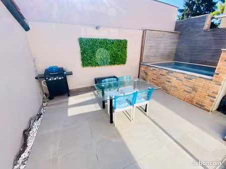 maison loft toute équipé - piscine