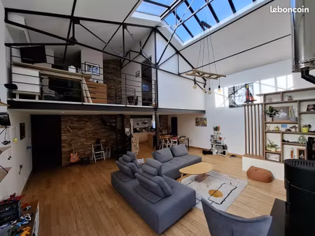rezé saint-paul / balinière – loft atypique de 140 m² avec terrasse