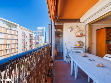 marseille 3ᵉ – bel appartement t3 avec deux terrasses