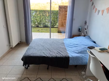 studio 21m2 meuble avec jardin et cave