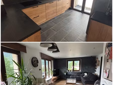 appartement à modane loutraz avec balcon et vue montagne