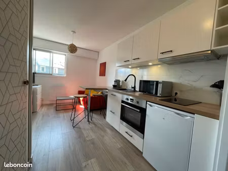 location studio meublé 21 m²