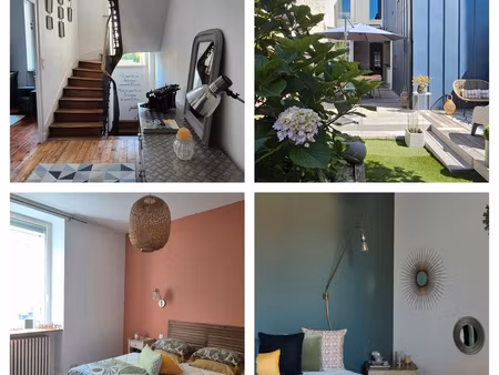 maison de ville avec cachet lisière pentagone avec extérieur m