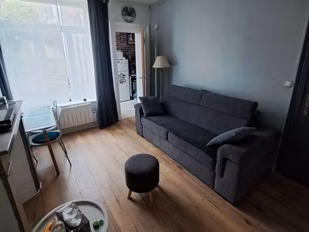 t2 meublé 46m² rénové – jardin & garage