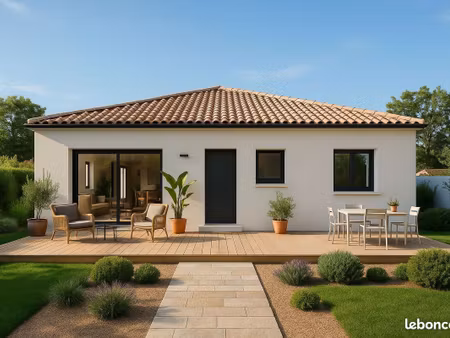 projet de construction d'une maison 82 m² avec terrain à lapalud (84)
