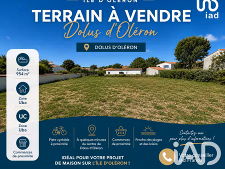 terrain 954 m² dolus-d'oléron