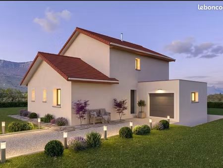 projet de construction d'une maison 138 m² avec terrain à veurey-voroize (38)
