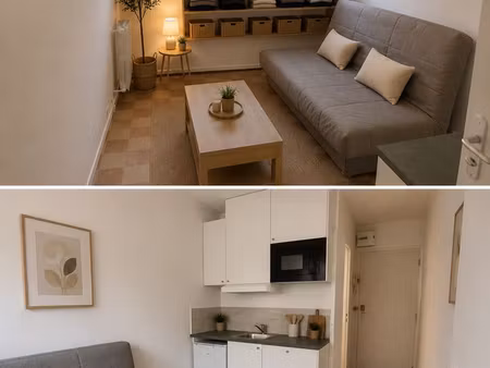 location studio rénové - catalans