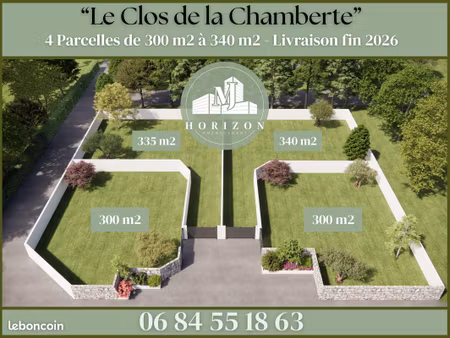 terrain 335 m2 la chamberte montpellier