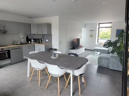 appartement duplex (66 m² hab.) parking  garage  terrasse à louer - avelin
