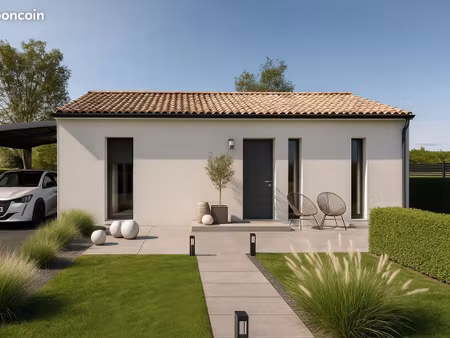 maison de 79.3 m² sur un terrain de 462 m² à meursac en charente-maritime (17)