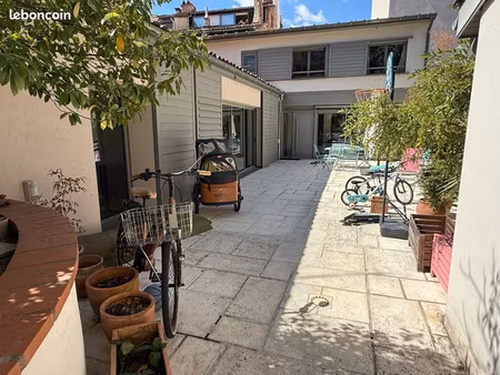 maison hypercentre - clim - jardin/cour - parking - 4ch - proche crr et secteur fermat