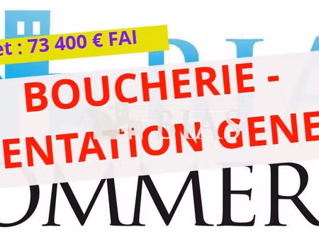 fonds de commerce 250 m² brionne