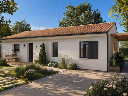 projet de construction d'une maison 70 m² avec terrain à roaillan (33)