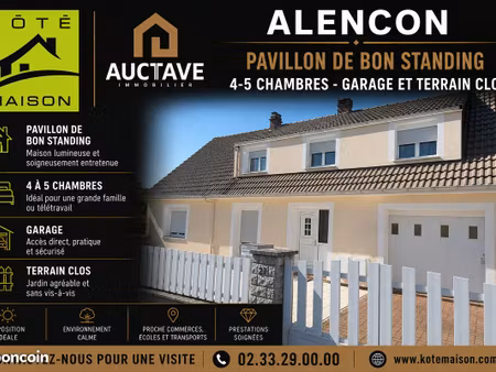 pavillon 6 pièces 145 m²
