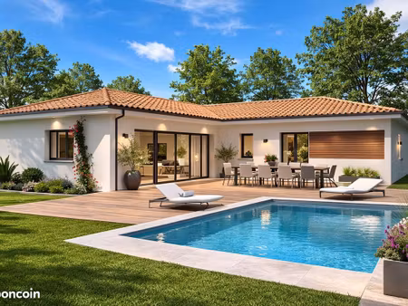 projet de construction d'une maison 110 m² avec terrain à salles (33)