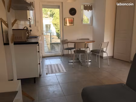 appartement meublé + terrain