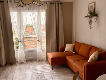 à louer appartement t2 meublé 45m2 - tourcoing