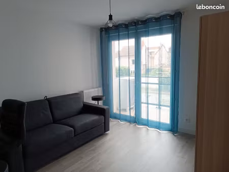 studio meublé récent hôpital de meaux bail longue durée
