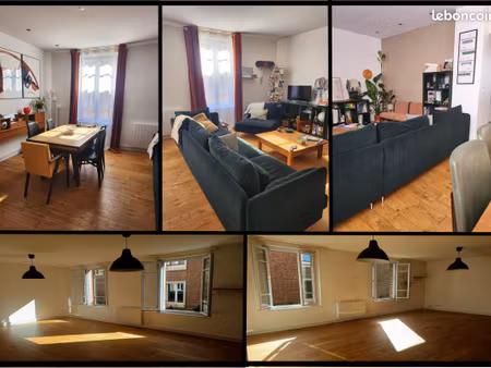 grand t3 de 74 6 m² avec cour privative de 26 m² – rouen rive gauche