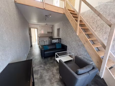 appartement duplex t2  40m2 meublés  vieux lille  dispo au 10/11