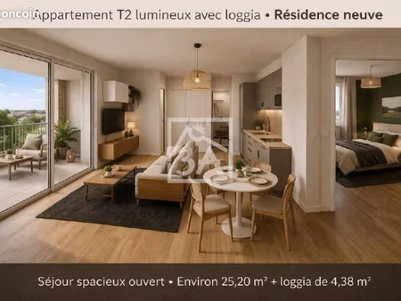 appartement 2 pièces 52 m²