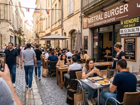 fonds de commerce restauration rapide 34 m²