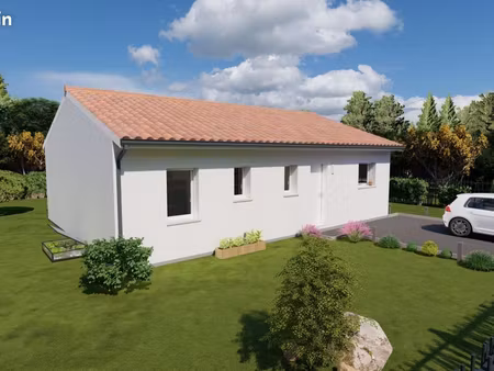 projet de construction d'une maison 79.84 m² avec terrain à bougue (40)