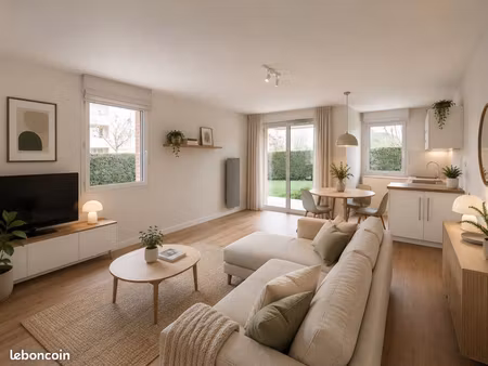 appartement t2 de 42 m² avec grand jardin & terrasse – quartier les marots