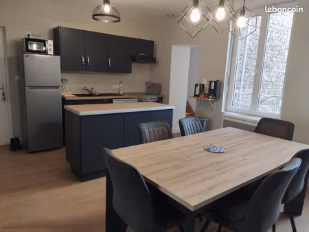 t4 duplex meublé 90 m² – 3 chambres – proche dunkerque