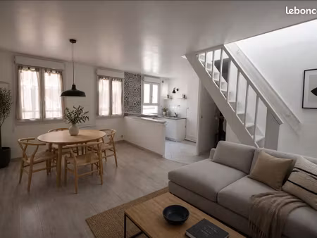 duplex traversant rénové architecte - renta 8% net