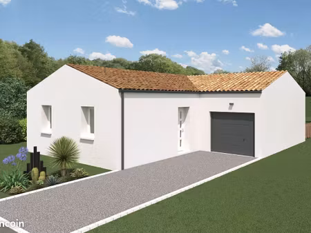 maison 2 chambres sur un terrain de 629 m² à les sables-d'olonne