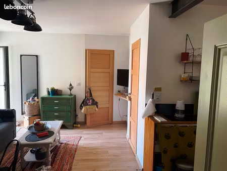 2 pièces meublées refait à neuf coeur de ville avec cour privée