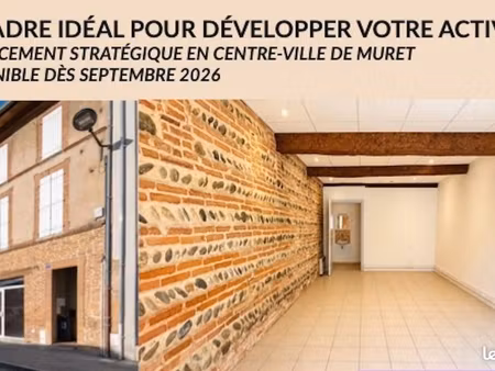 local / bureau 40m2 emplacement stratégique en centre ville de muret