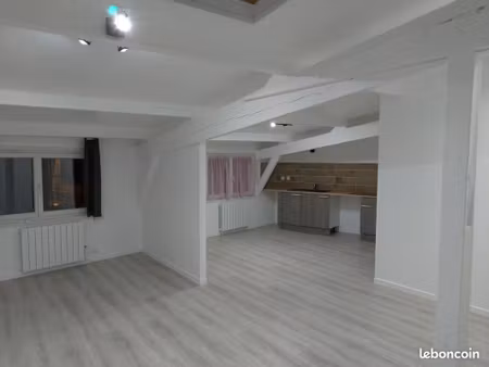 appartement 2 pièces 55m2 + cave 1er étage
