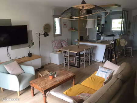 maison rénovée 76 m² – 3 chambres – jardin – séné bourg